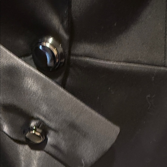 Mango Suit Sleek Black Jacket and Skirt - Picture 5 of 7